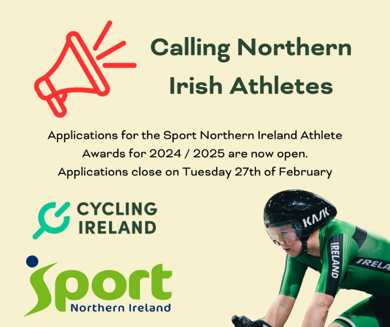 Sport Northern Ireland Athlete Awards Application Now Open